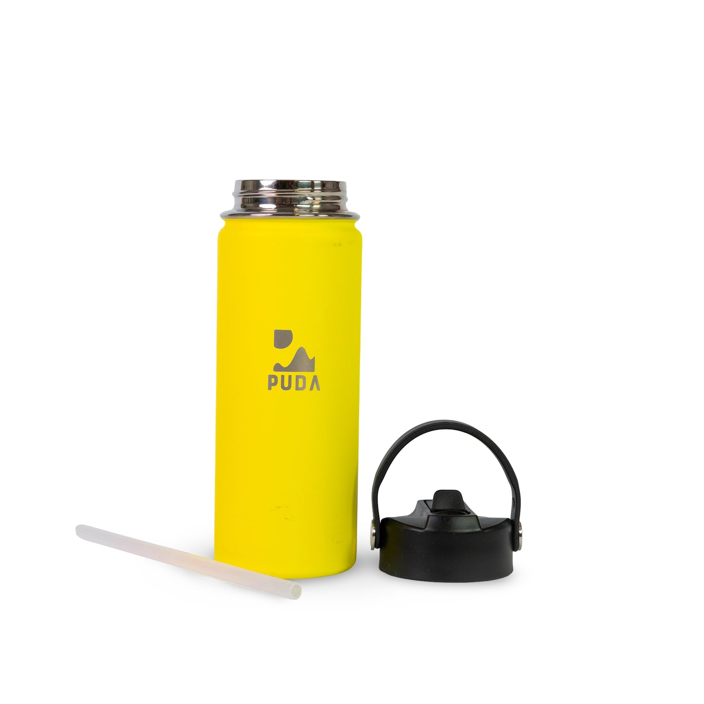 Botella 600ml Insulada con Bombilla