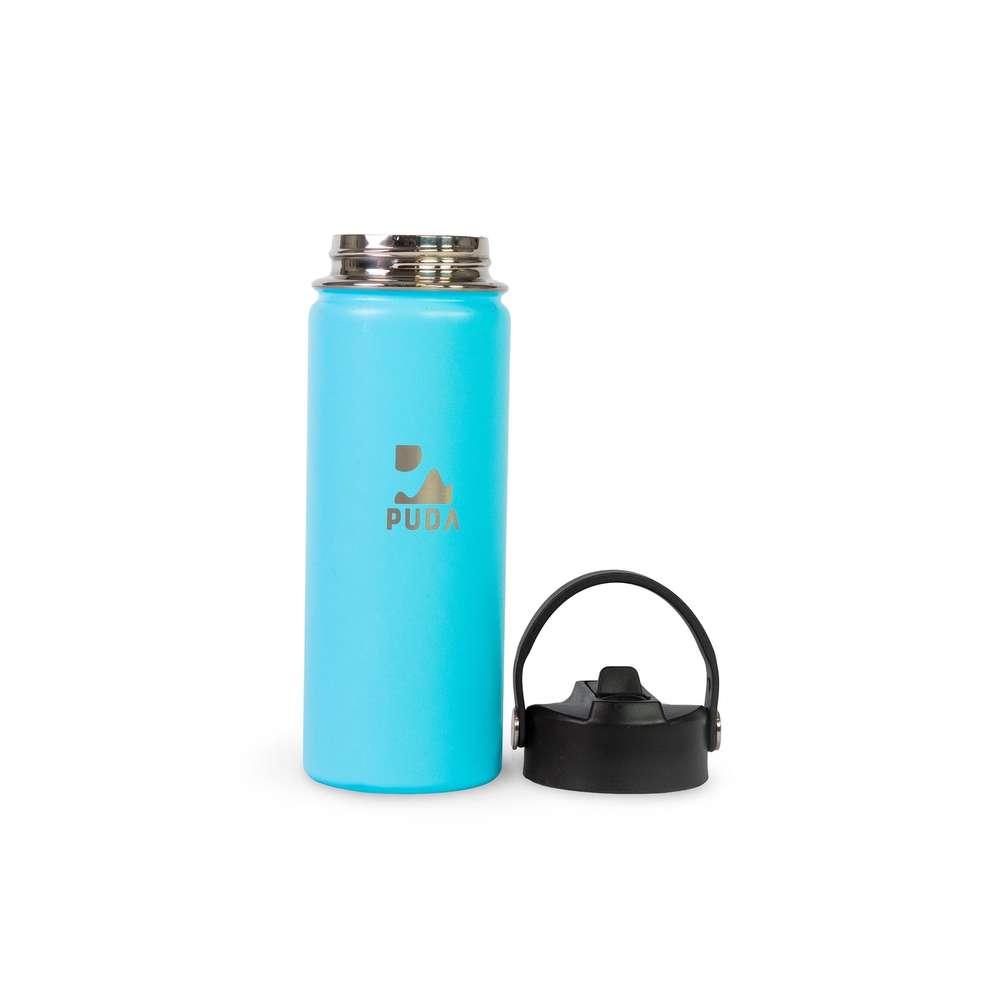 Botella 600ml Insulada con Bombilla
