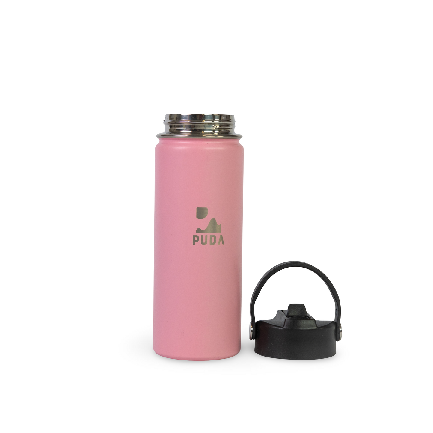 Botella 600ml Insulada con Bombilla